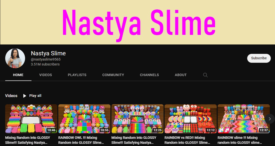 Nastya Slime