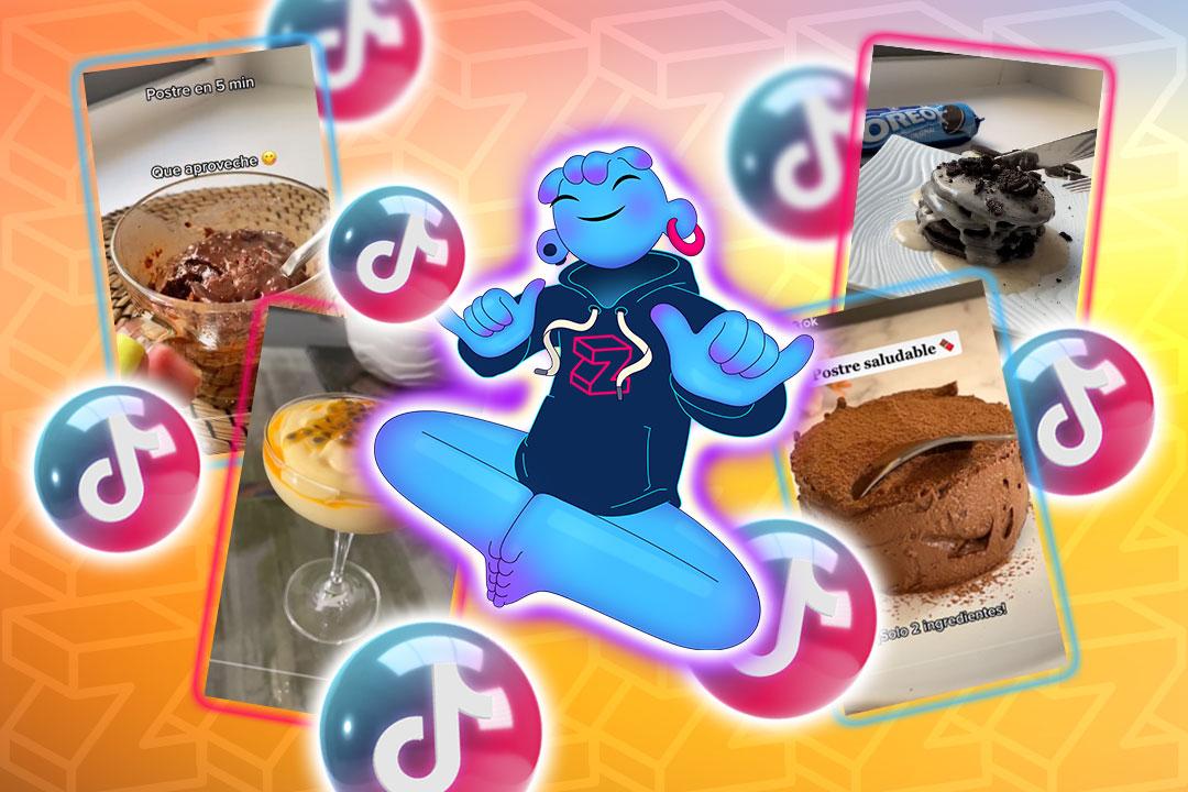 Recetas fáciles de postres en Tik Tok